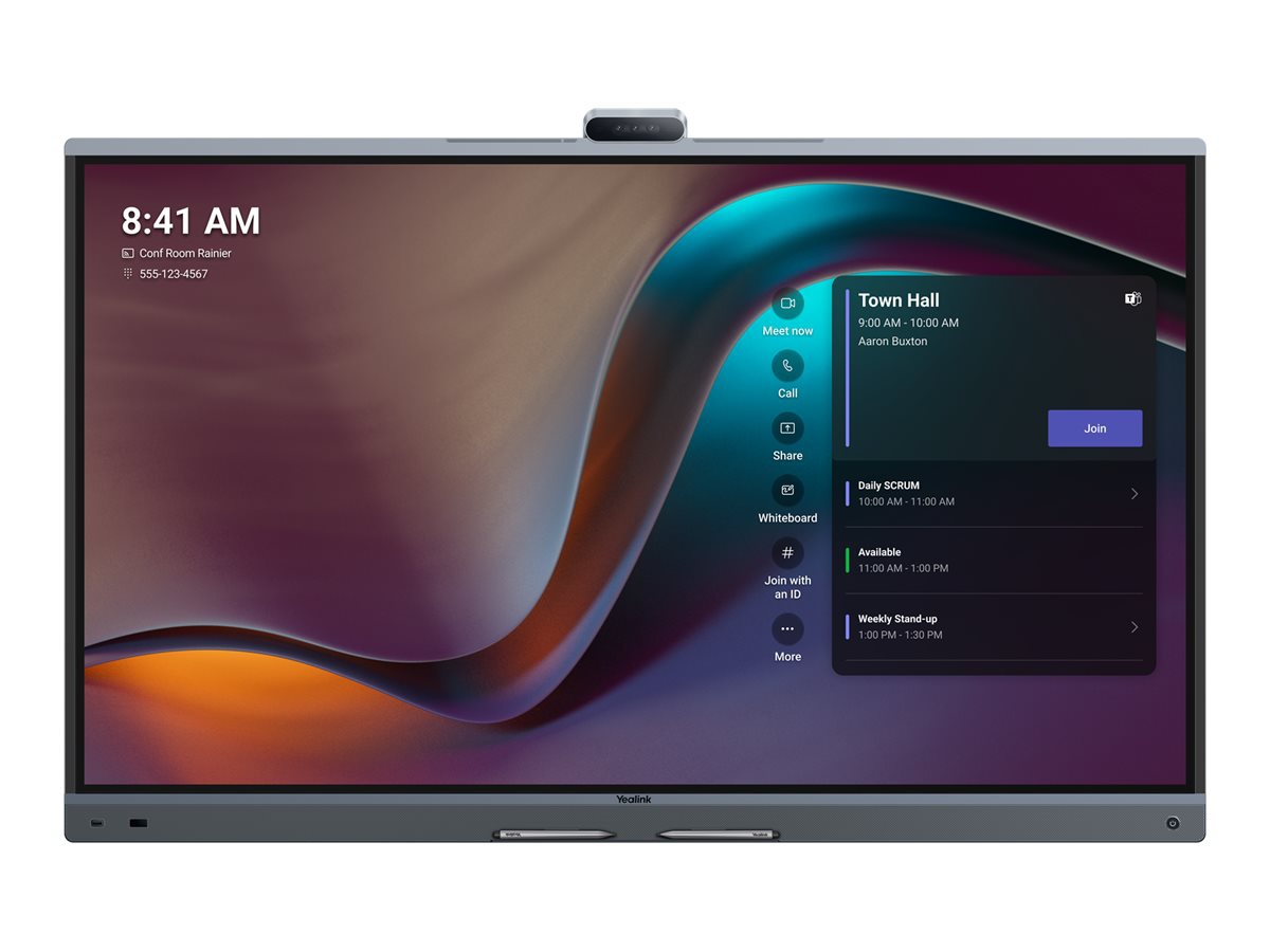 Yealink MeetingBoard 75 Pro 75" LED-backlit LCD display - 4K - for interact
