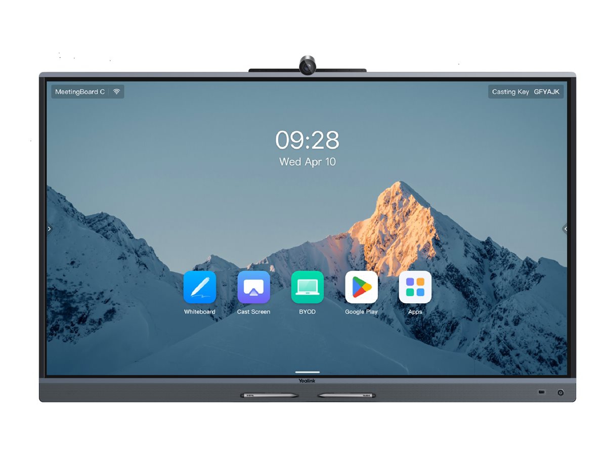 Yealink MeetingBoard 75C EDLA 75" LED-backlit LCD display - 4K - for intera