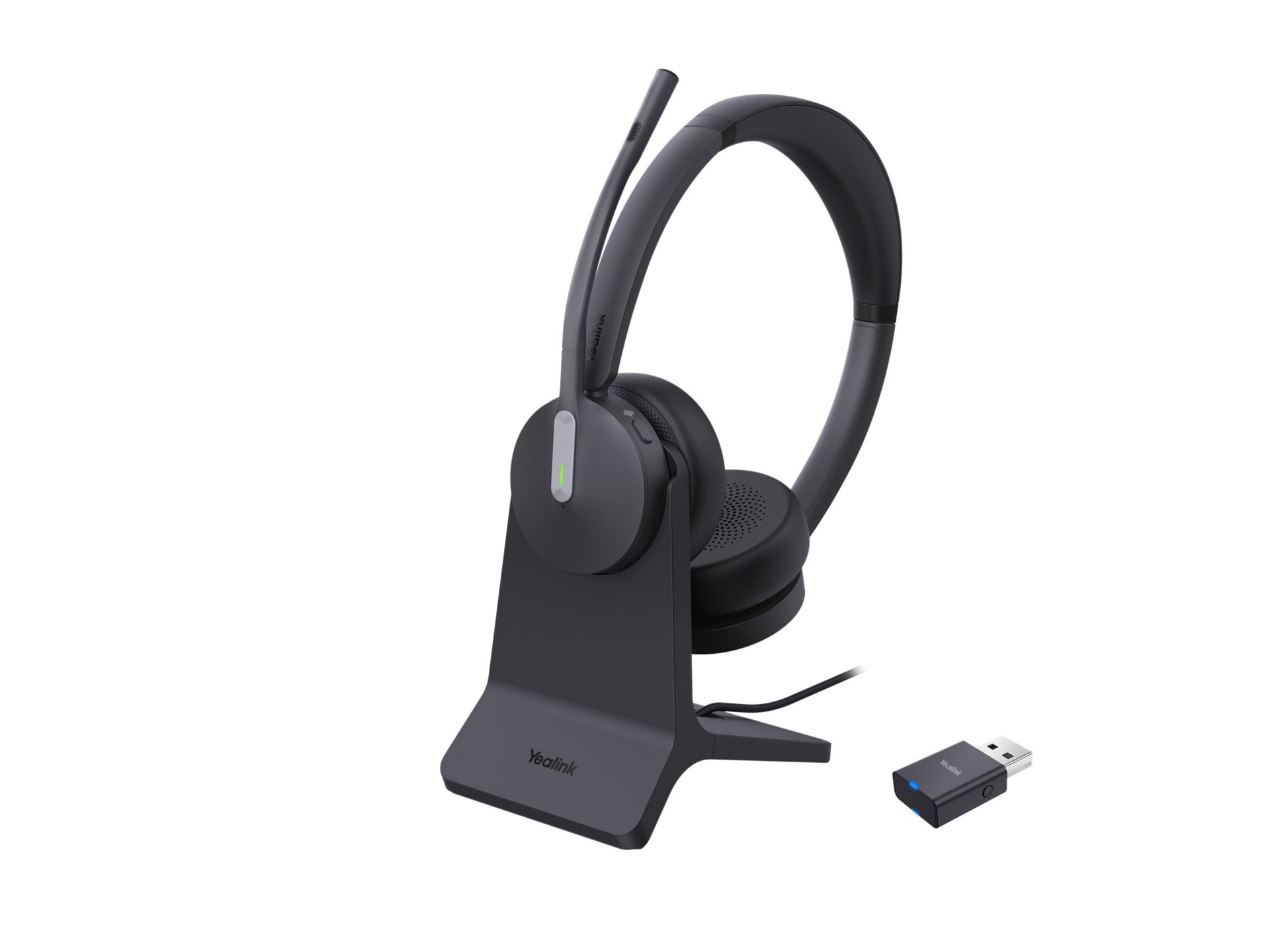Yealink WH64 Hybrid Dual - headset - USB-A via DECT adapter - Microsoft Tea