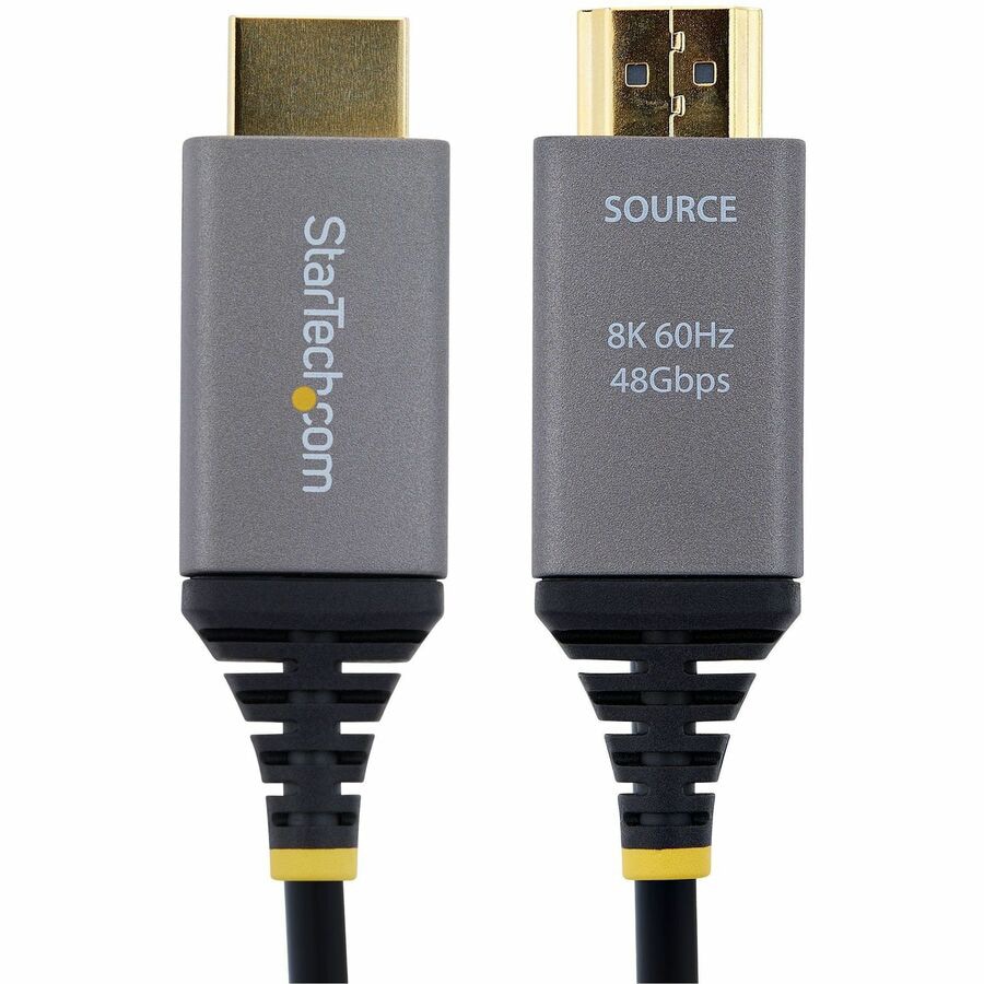 StarTech 40m (131ft) HDMI 2.1 Hybrid Active Optical Cable (AOC), CMP ...