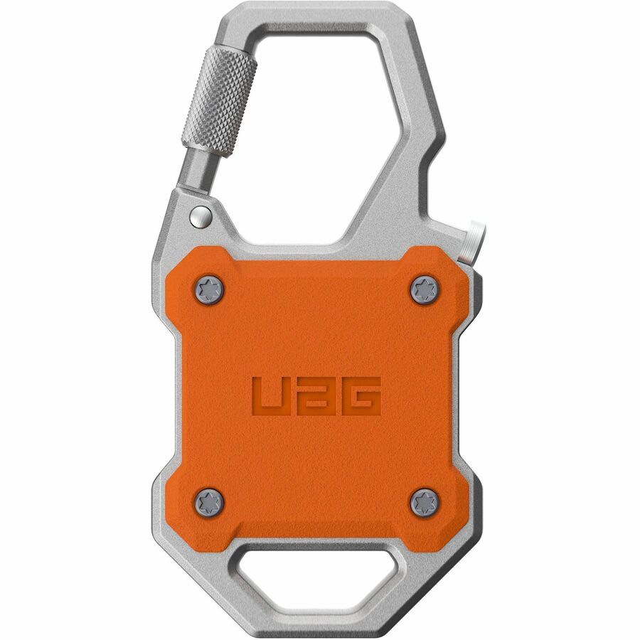 Monarch AirTag Case - Orange/Silver