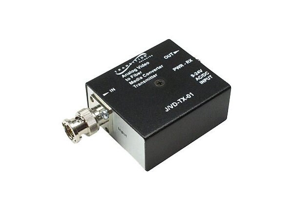 Transition Networks Coax (BNC) to 850nm multimode (ST) Video Transmitter