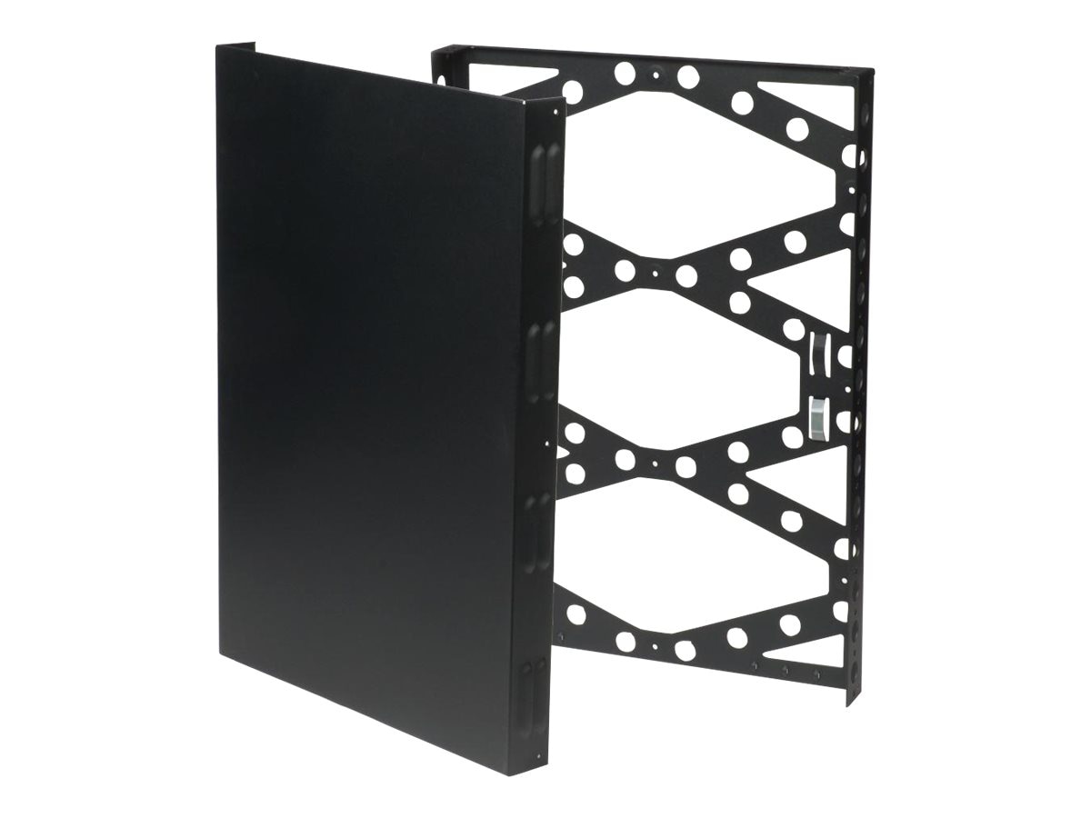 Rack Solutions 1U Covered Vertical Wall Mount Rack