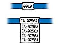 Panduit LS3E Vinyl Cloth Wire Marker Labels - vinyl labels - 250 label(s)