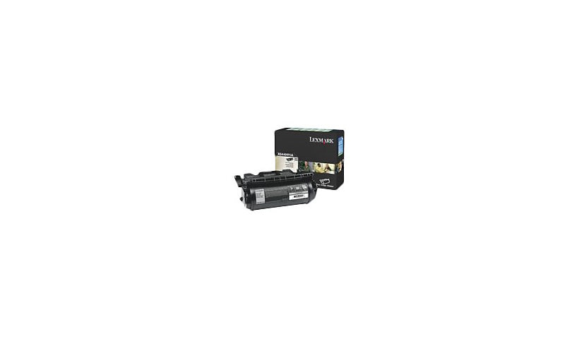 Lexmark - High Yield - black - original - toner cartridge - LCCP, LRP