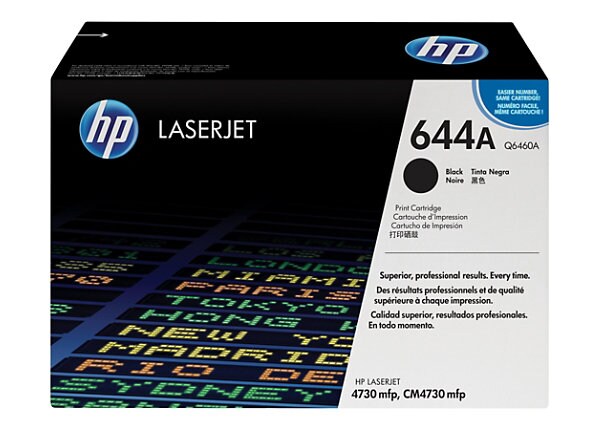HP Color LaserJet Q6460A Black Toner Cartridge