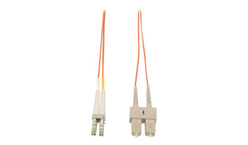 Eaton Tripp Lite Series Duplex Multimode 62.5/125 Fiber Patch Cable (LC/SC), 4M (13 ft.) - patch cable - 4 m