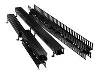 Leviton Versi-Duct Vertical Slotted Duct - rack cable management tray (fron