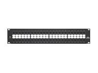 Leviton eXtreme 10G QuickPort Connector - patch panel - 2U - 19"