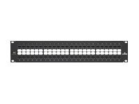 Leviton eXtreme 10G QuickPort Connector - patch panel - 2U - 19"