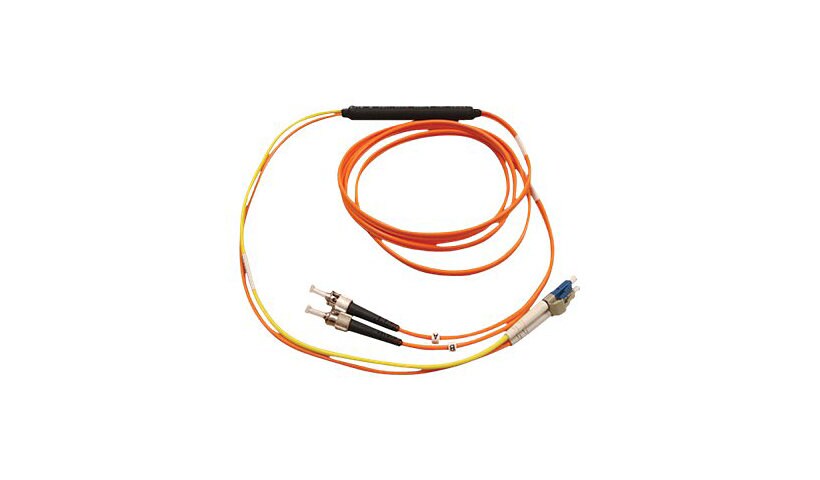 Tripp Lite 1M Fiber Optic Mode Conditioning Patch Cable ST/LC 3' 3ft 1 Meter - mode conditioning cable - 1 m - yellow,