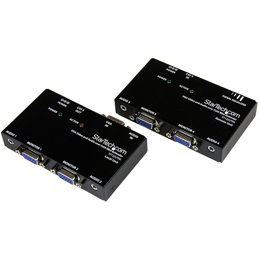 StarTech.com VGA Video Extender over Cat 5 with Audio - Up to 500ft (150m)
