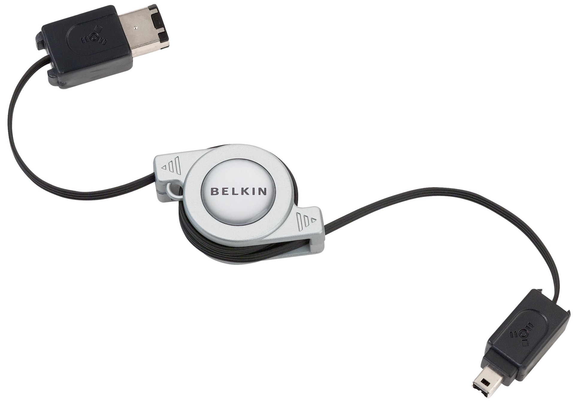 Belkin 2.6' Retractable 6-Pin to 4-Pin FireWire Cable