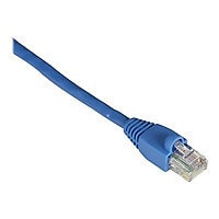 Black Box 10ft GigaBase 350 CAT5e Blue Patch Cable, Snagless, Crossover 10'