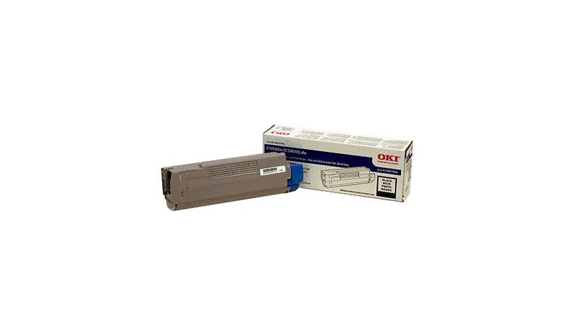 OKI Type C8 - black - original - toner cartridge