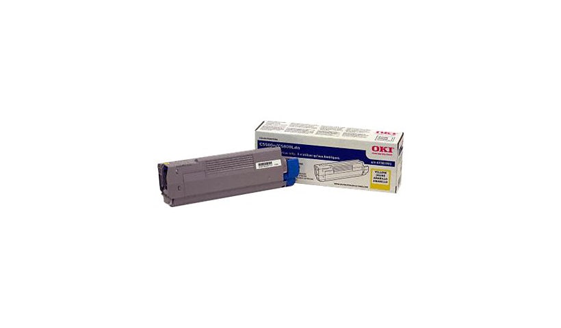 OKI Type C8 - yellow - original - toner cartridge