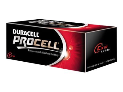 Thumbnail 2 of 2 for Duracell PROCELL battery - 12 x C - alkaline