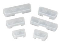 BLACK BOX DUST COVERS, 25-PACK, DB9,