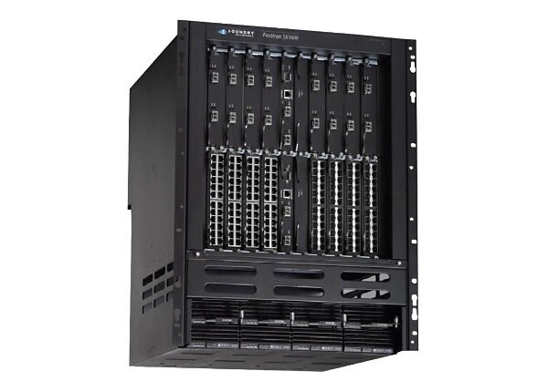 Brocade FastIron SuperX 1600 - switch - managed - rack-mountable