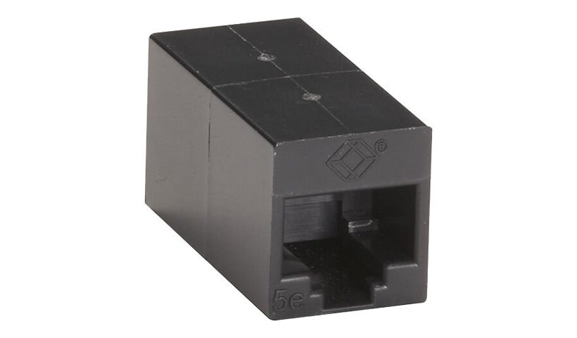 Black Box Cat5 Unshielded Network Coupler, Black