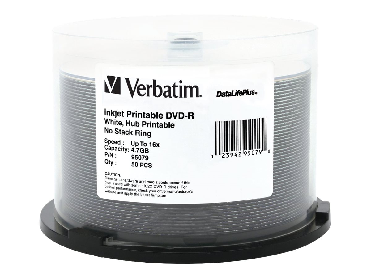 Verbatim DataLifePlus - DVD-R x 50 - 4.7 Go - support de stockage