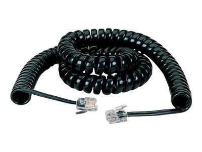 BLACK BOX 25FT COILED HANDSET CORD