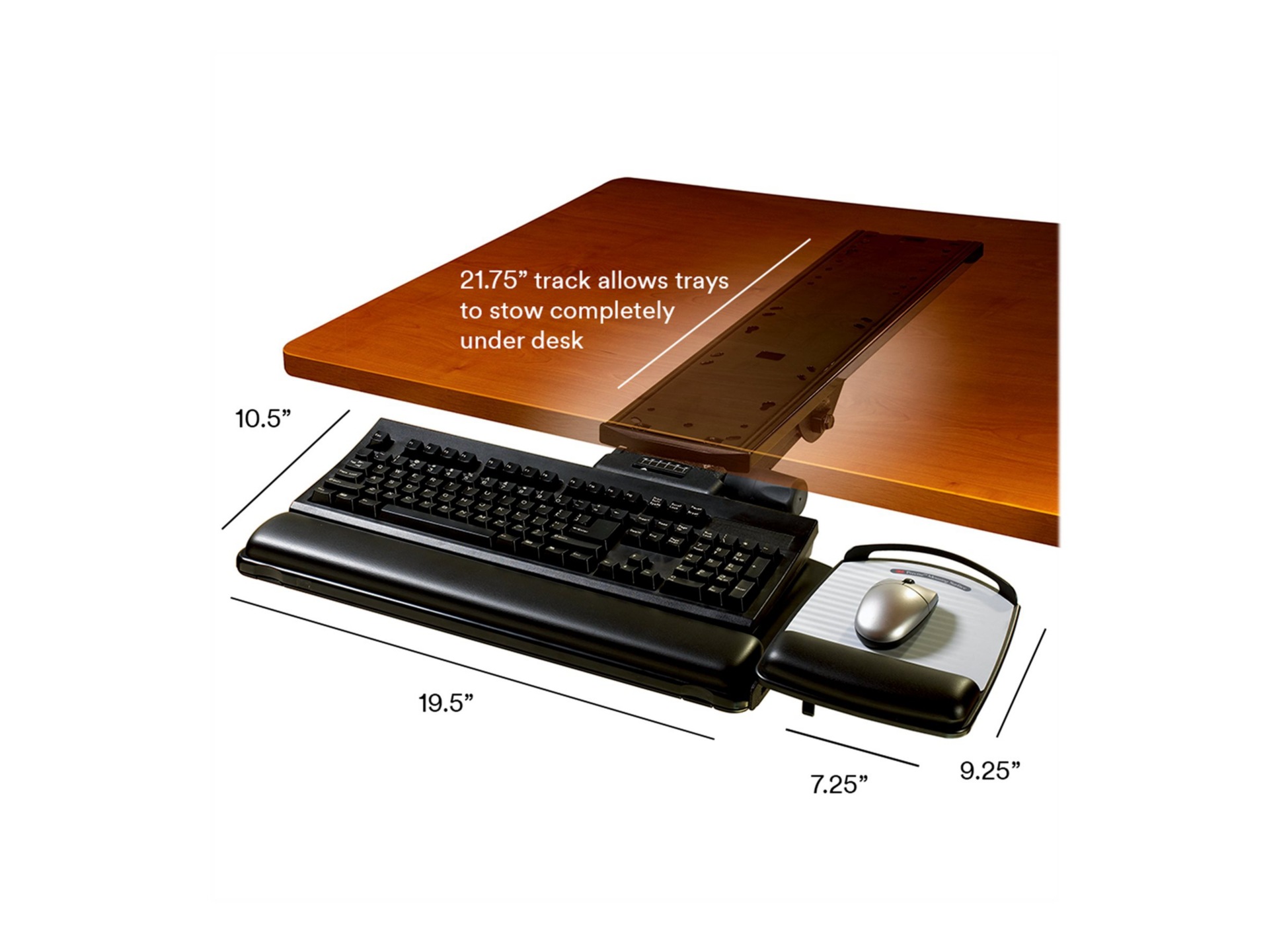 3M Adjustable Keyboard Tray