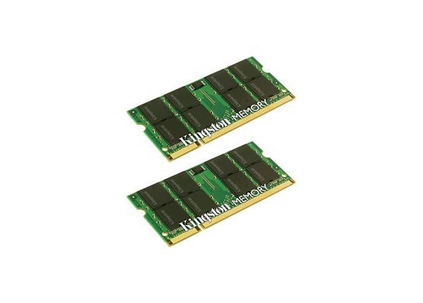 Kingston - DDR2 - 2 GB: 2 x 1 GB - SO-DIMM 200-pin
