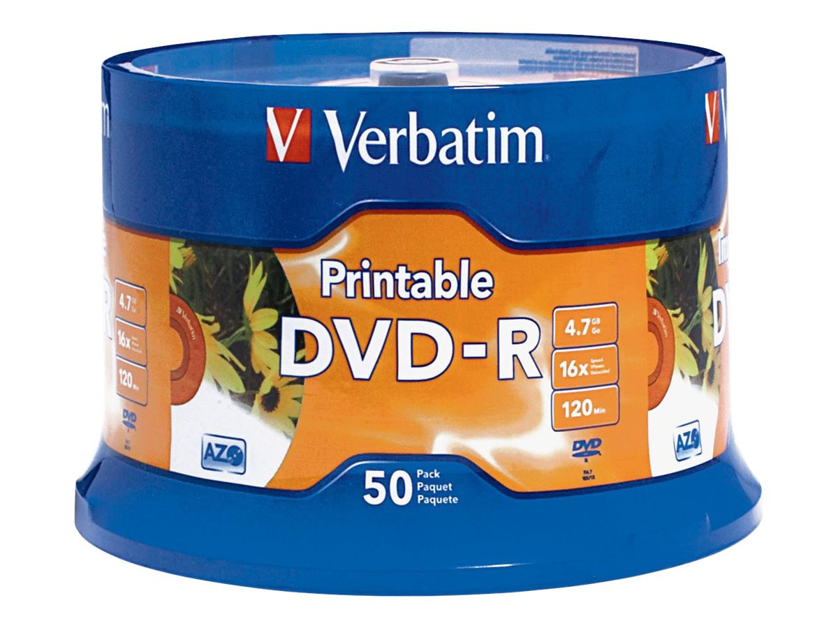 Verbatim - DVD-R x 50 - 4.7 GB - storage media