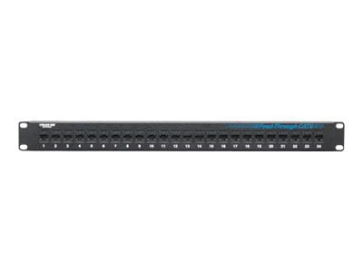 Black Box Feed-Through patch panel - 1U - 19"