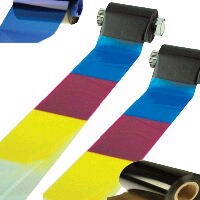 Ultra Electronics LC1 - color (cyan, magenta, yellow) - print ink ribbon refill (thermal transfer)
