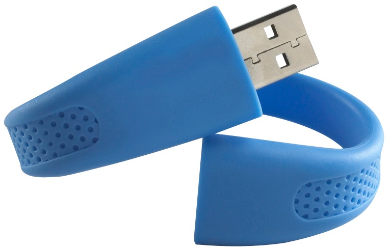 Imation USB Flash Wristband – 256MB - Blue