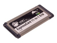 SIIG ExpressCard 11-in-1 Card Reader/Writer - card reader - ExpressCard/34