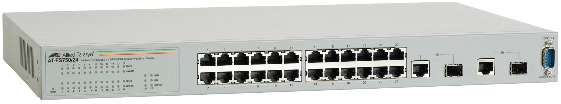 Allied Telesis AT-FS750/24 24 x 10/100TX + 2 1000T/SFP Web Smart Switch