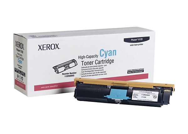 Xerox 113R00693 Cyan Hi-Yield Toner Cartridge