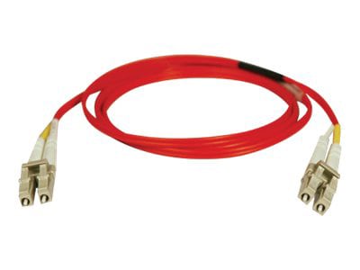 Eaton Tripp Lite Series Duplex Multimode 62.5/125 Fiber Patch Cable (LC/LC) - Red, 5M (16 ft.) - patch cable - 5 m - red