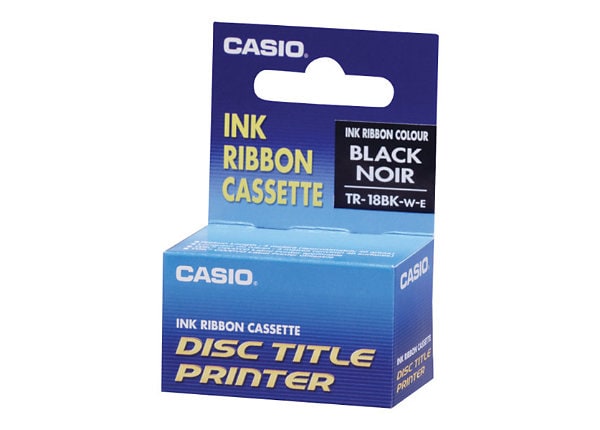Casio TR-18BK - 1 - black - print ribbon