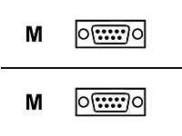 Black Box 20ft RS232 DB9 M/M Straight Through Shielded Serial Cable, 20'