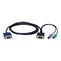 Tripp Lite 6ft PS/2 Cable Kit for B004-008 KVM Switch 3-in-1 Kit 6' - câble clavier / vidéo / souris (KVM) - 1.8 m