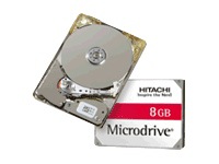 Hitachi Microdrive 3K8 - hard drive - 6 GB - ATA-33