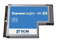 SCM SCR3340 - SMART card reader - ExpressCard