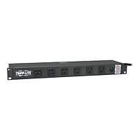 Tripp Lite Power Strip Rackmount Metal 120V 5-15R Right Angle 12 Outlet 1U