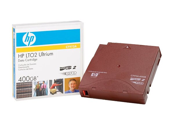 HP LTO Ultrium 400GB Non-Custom Labeled Data Cartridge 20pk