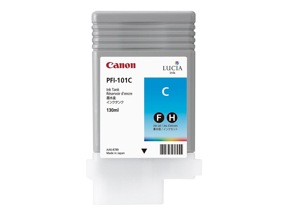 Canon PFI-101 C - cyan - original - ink tank