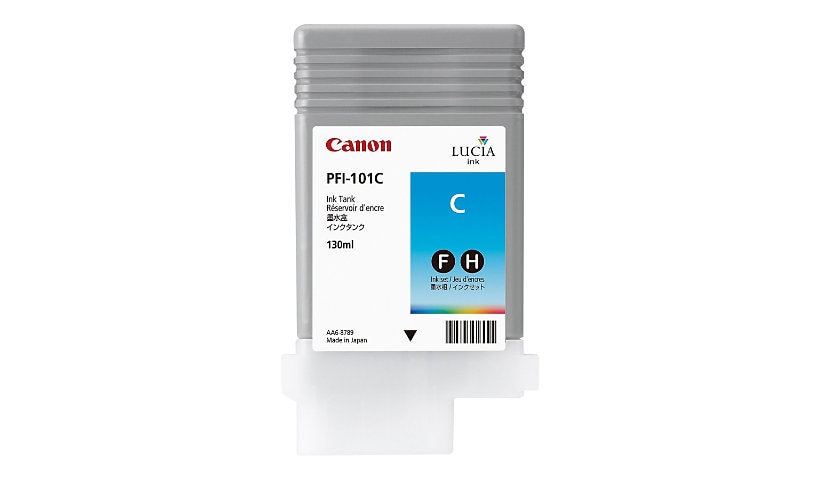 Canon PFI-101 C - cyan - original - ink tank