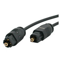 StarTech.com 10 ft Thin Digital Optical Audio Cable - Toslink Audio Cable