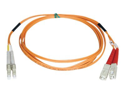 Eaton Tripp Lite Series Duplex Multimode 50/125 Fiber Patch Cable (LC/SC),