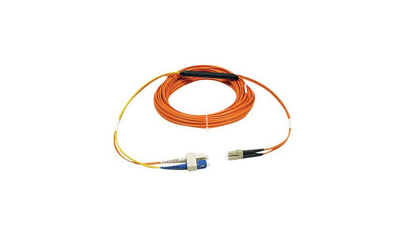 Tripp Lite 1M Fiber Optic Mode Conditioning Patch Cable SC/LC 3' 3ft 1 Meter - mode conditioning cable - 1 m - yellow,