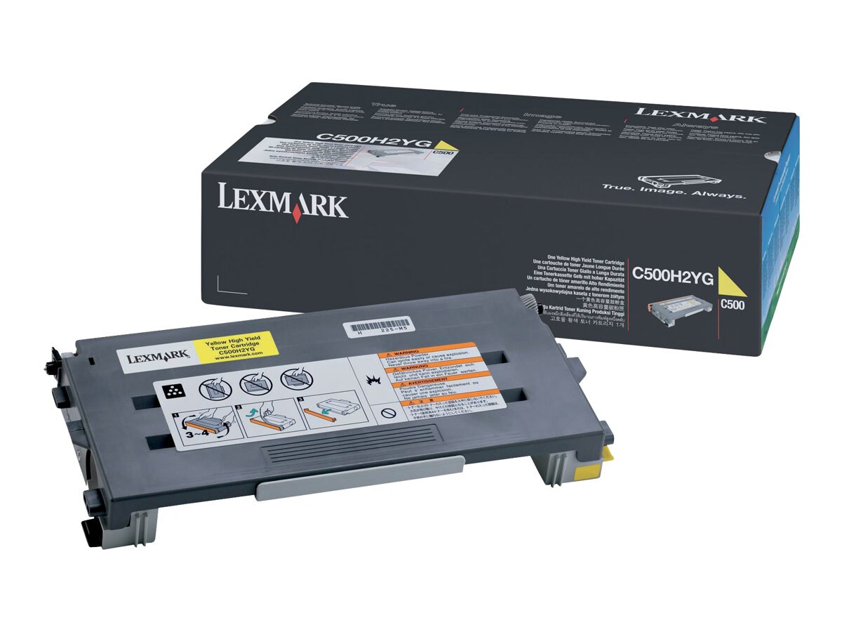 Lexmark C500n Hi-Yield Yellow Toner Cartridge