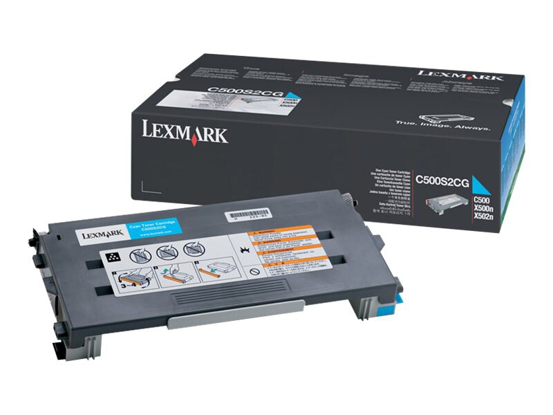 Lexmark C500n Cyan Toner Cartridge